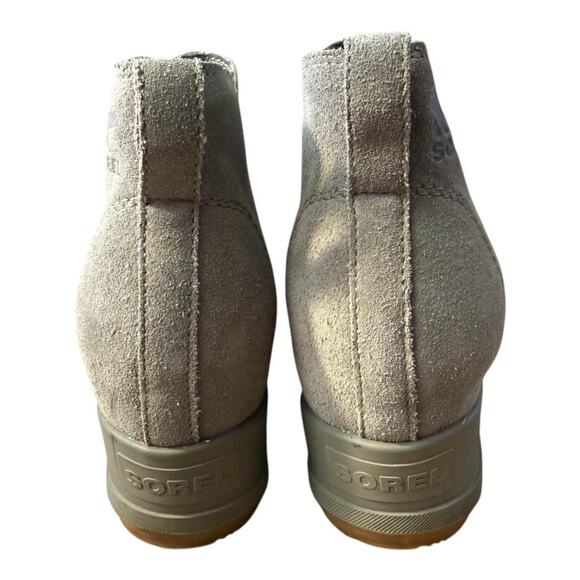 Sorel Evie Chelsea Bootie Waterproof Gray Leather Women size 9.5 - Picture 4 of 6